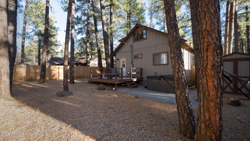 Private fenced back yard retreat
