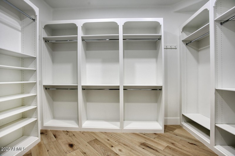 Primary. Closets
