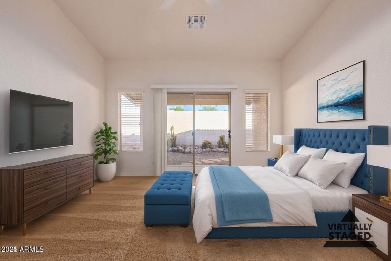 Primary Bedroom – Virtually Staged