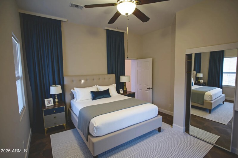 Bedroom virtual staging