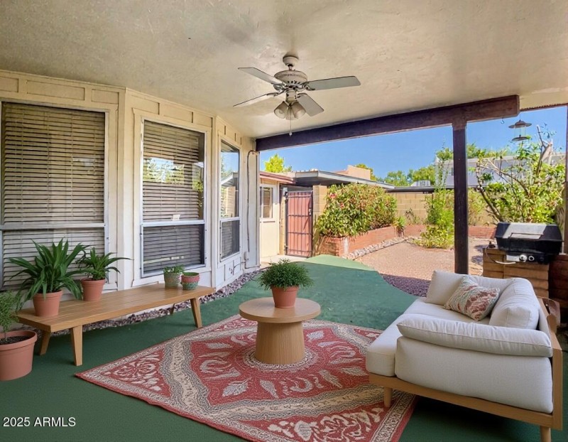 Staged Patio