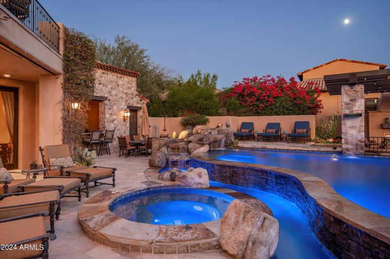 Pool & Spa evening