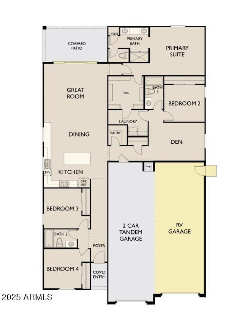 Right Car Garage Opal Floorplan
