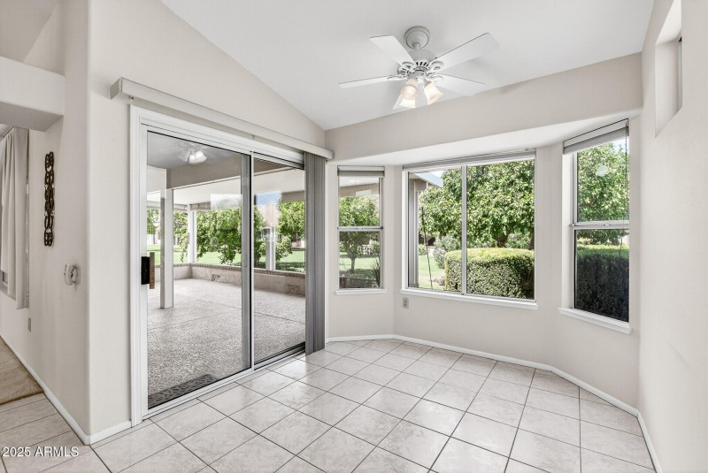 Breakfast Nook toward patio