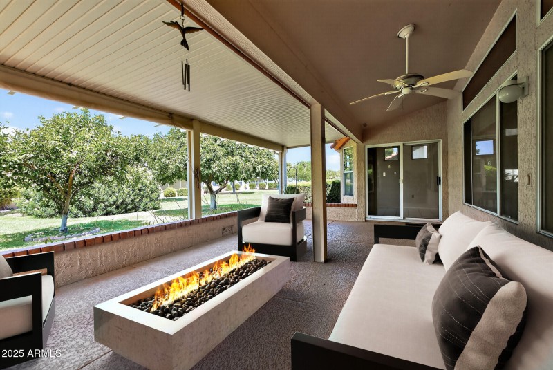 Extended Covered Patio