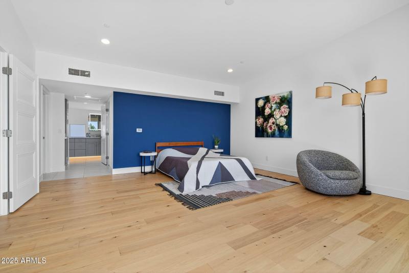 Solid Hickory Wood Floors Throughout