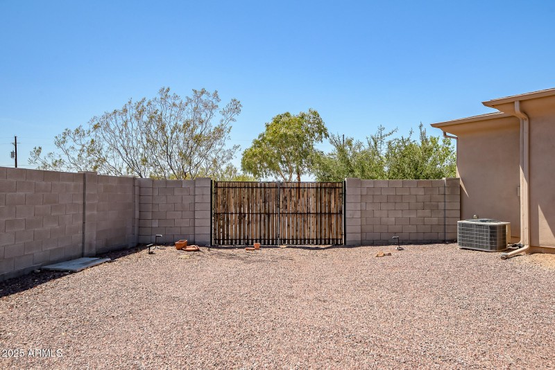 Double Gate to Backyard
