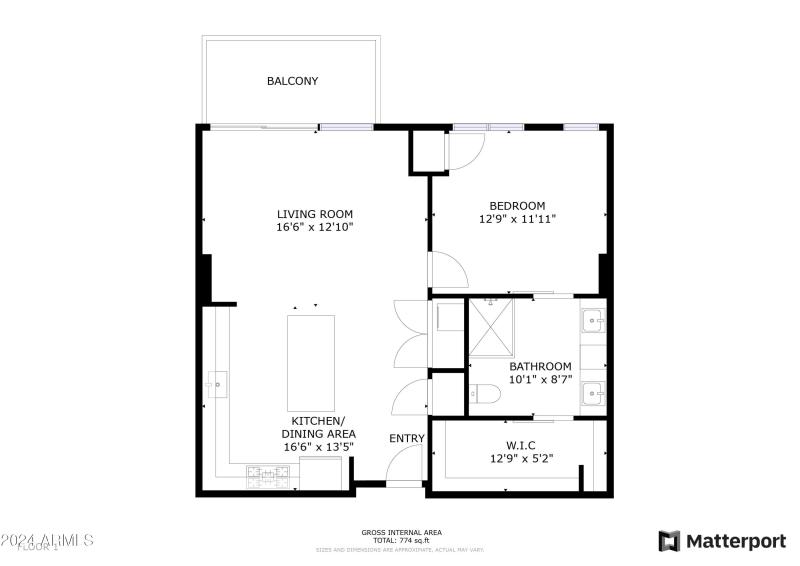 Floorplan - Portland On The Park Unit 71
