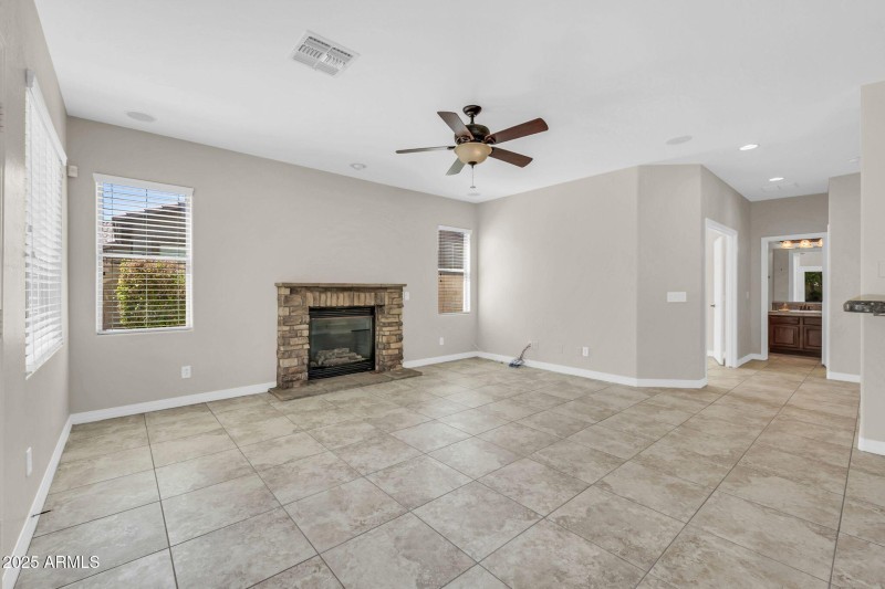 Cozy Gas Fireplace