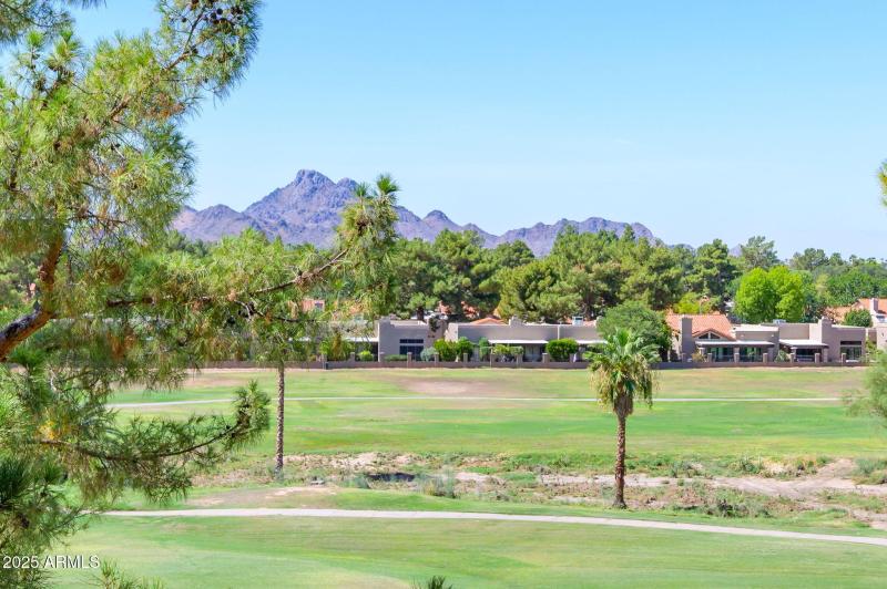 Golf Course & Mountain View from Balcony