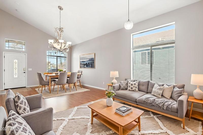 Living Room/Virtually Staged