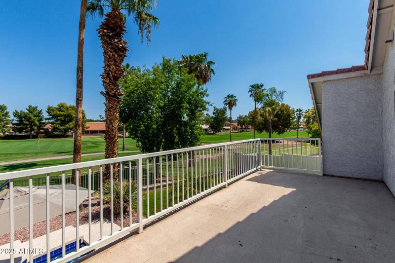 Balcony Overlooking Golf Course