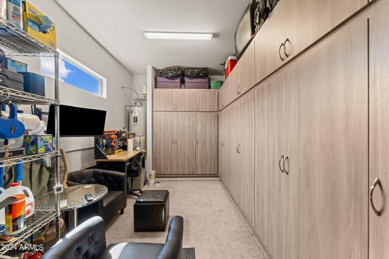 Built in garage cabinets