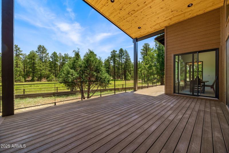 Beautiful covered decking