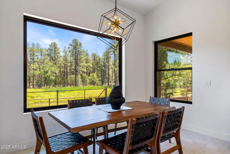 Dining area with a view