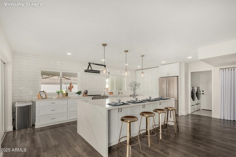 Kitchen, Staged
