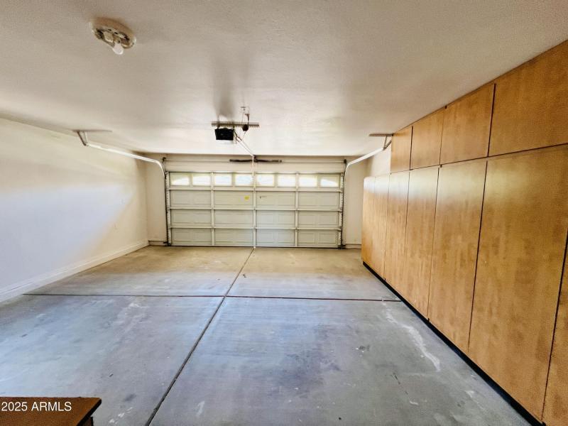 2 Car garage with lots of storage!