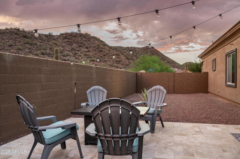 Outdoor Sitting Area with Mountain View