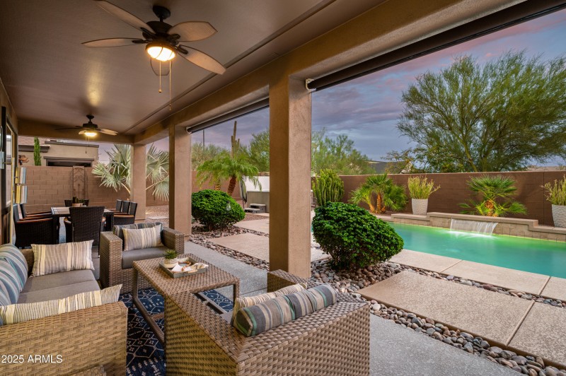 Expansive Covered patio
