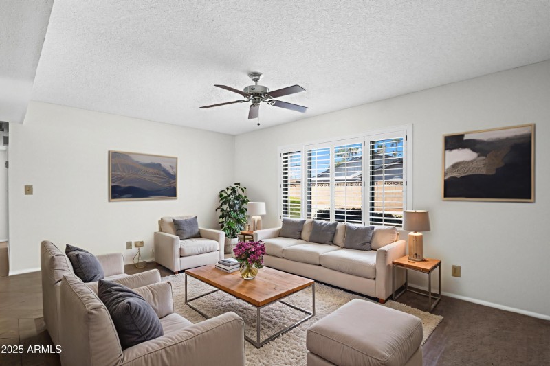 Living Room Virtually Staged