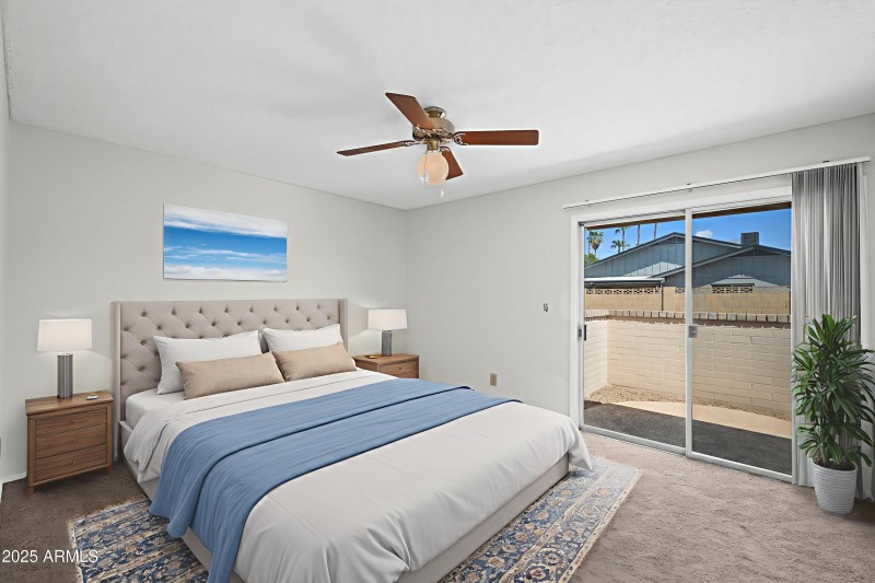 Master Bedroom Virtually Staged