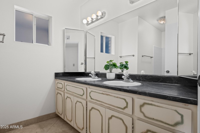 Guest bathroom vanity