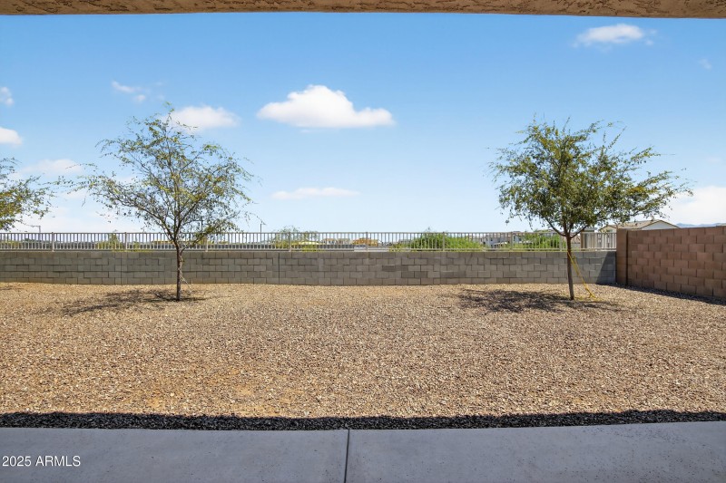 View from Covered Patio