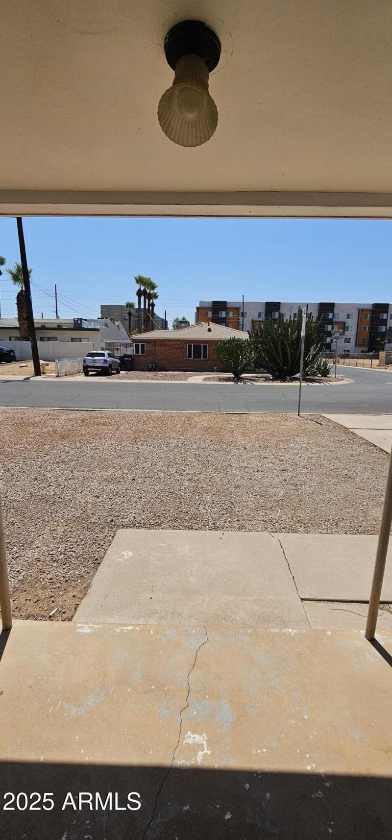 View south from front porch