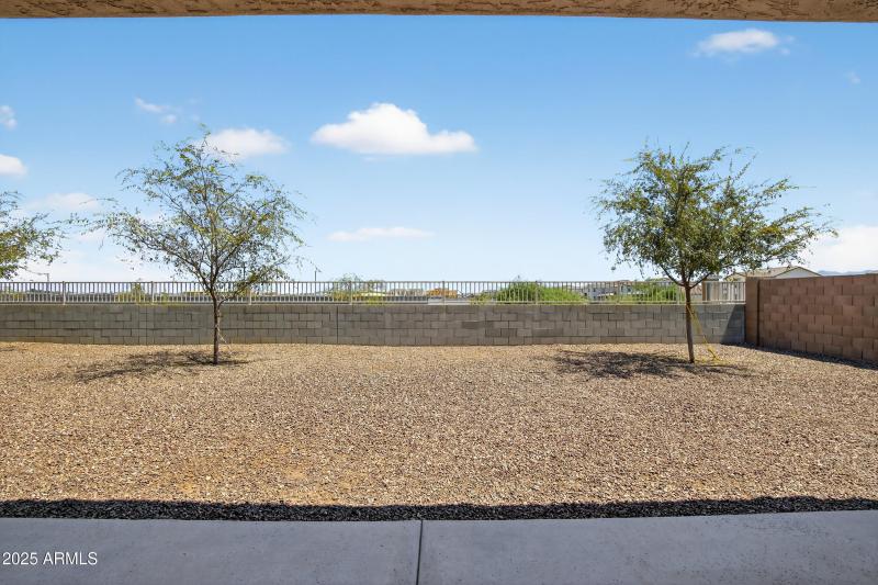 View from Covered Patio