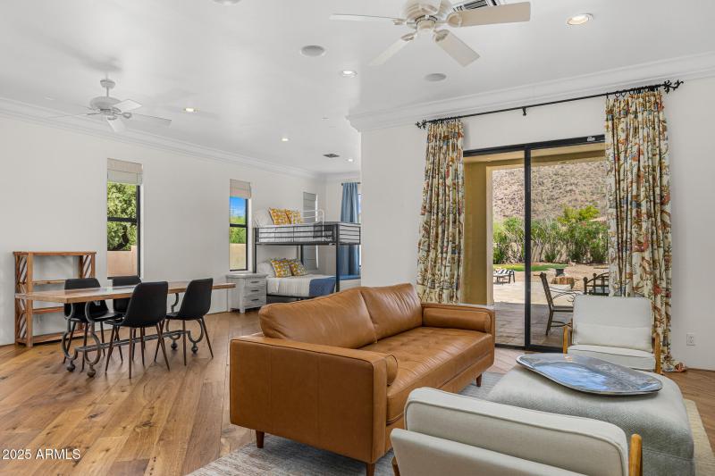 33guest wing lounge and shared bedroom