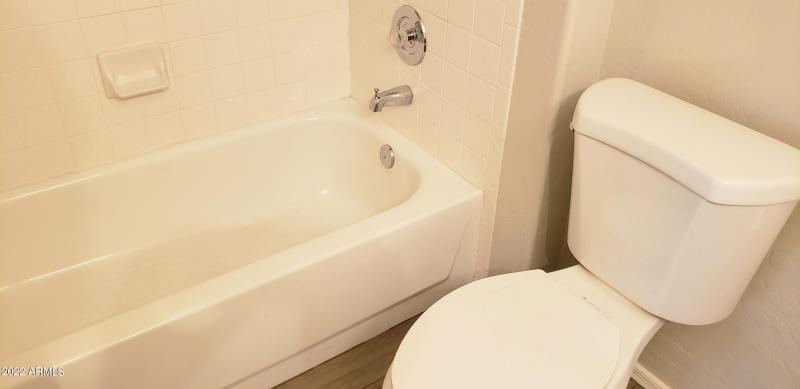 Hall bath tub and shower