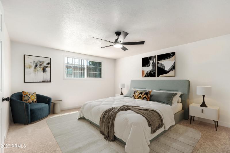 Primary Bedroom Virtual Staging