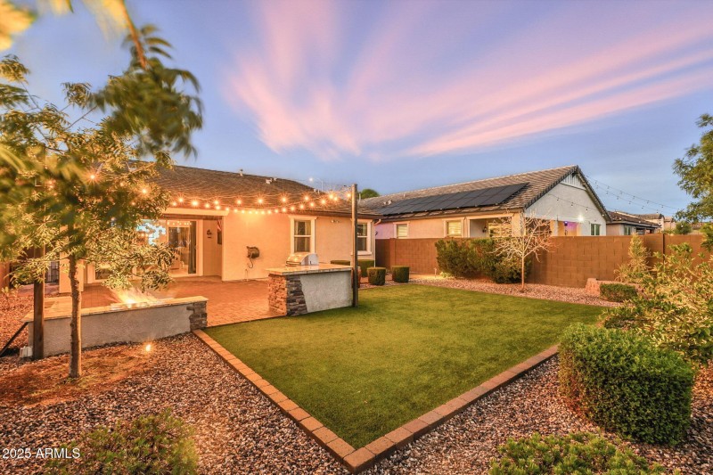 Backyard - Sunset