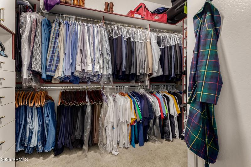 1 of 2 Primary Closets