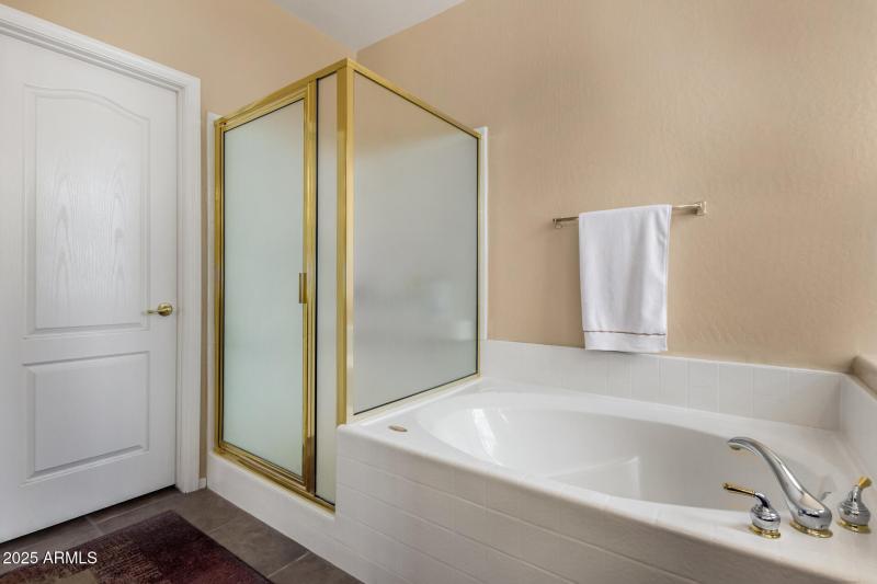 Separate Shower and Tub