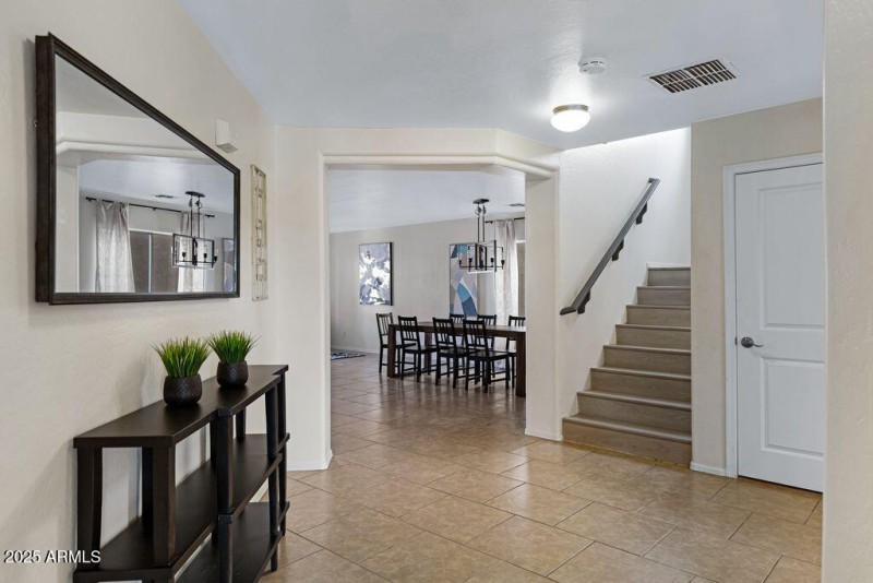 Downstairs hallway