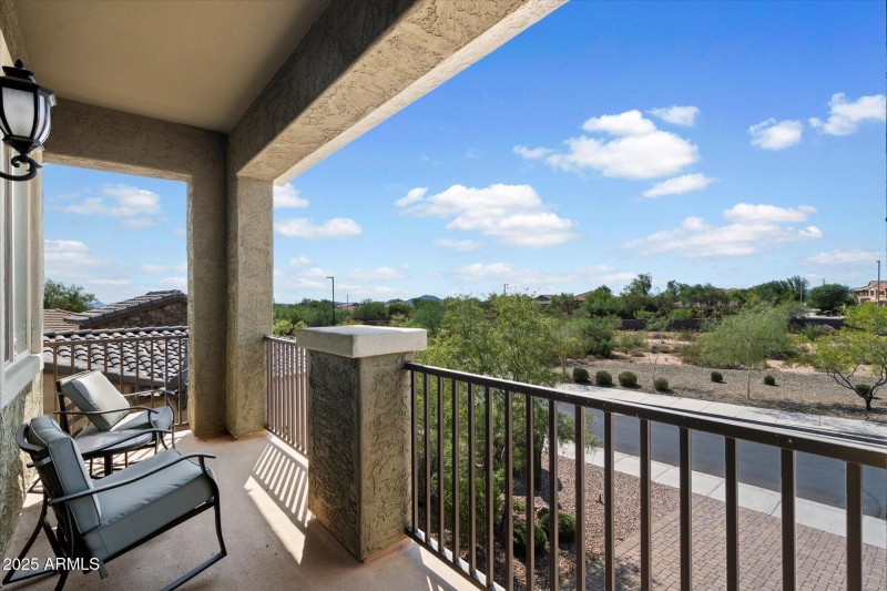 Private Balcony off Primary