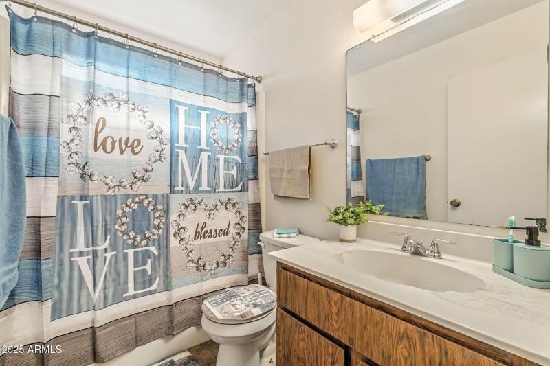 Secondary bathroom