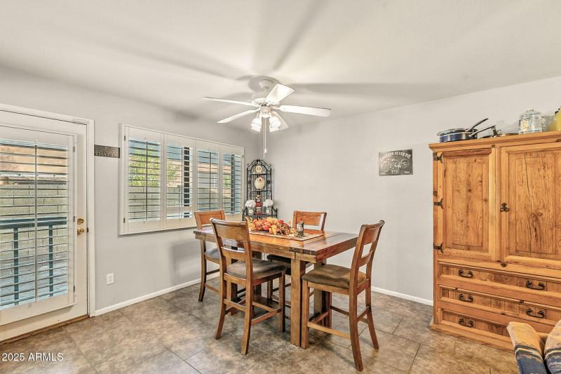 Dining area