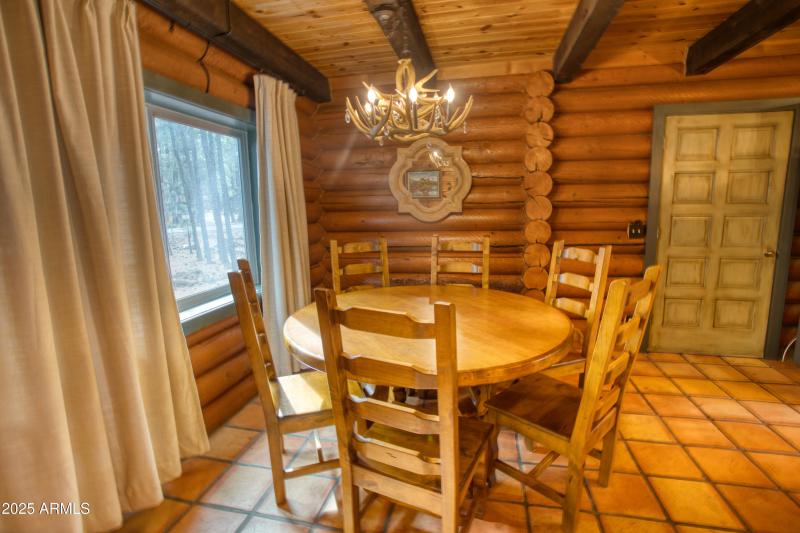 Dining area large windows