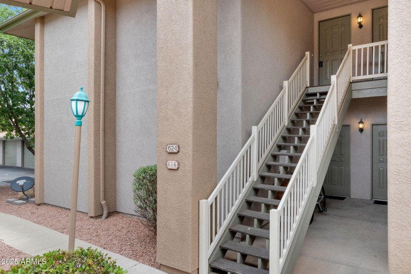 Stairs to Unit 624