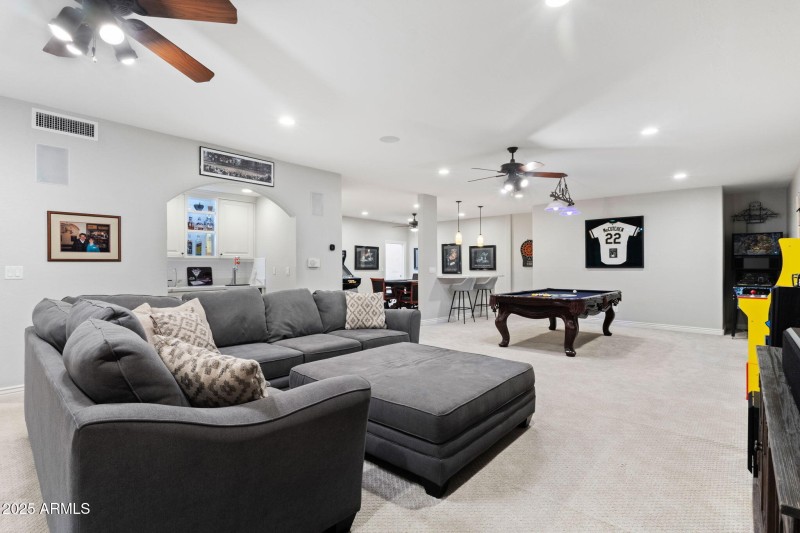 Downstairs Game Room