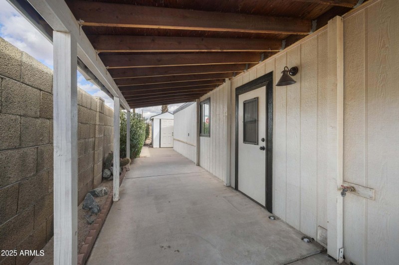 Rear Patio