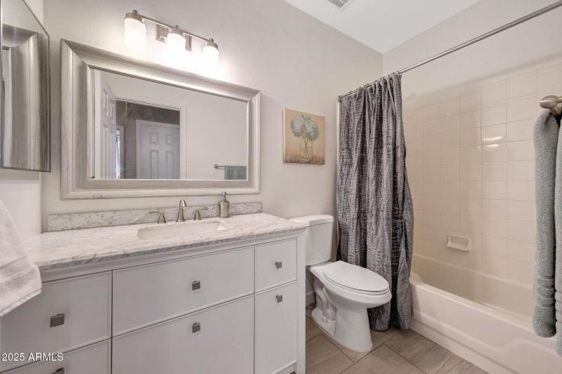 Secondary bathroom