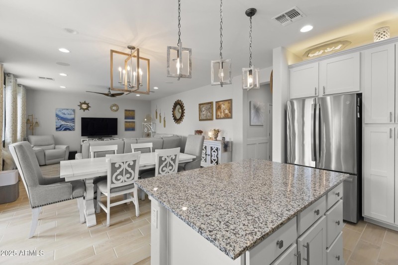 View of Family Room from Kitchen