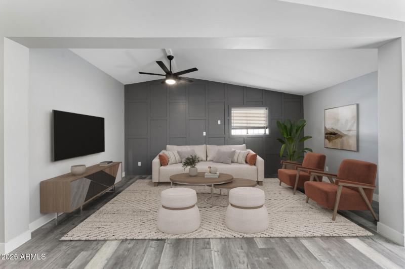 Living Room Virtually Staged