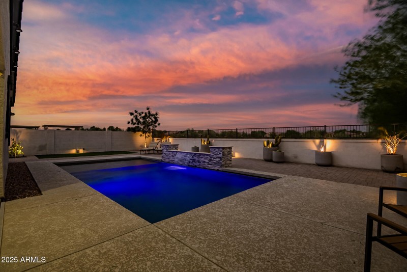 POOL AT DUSK