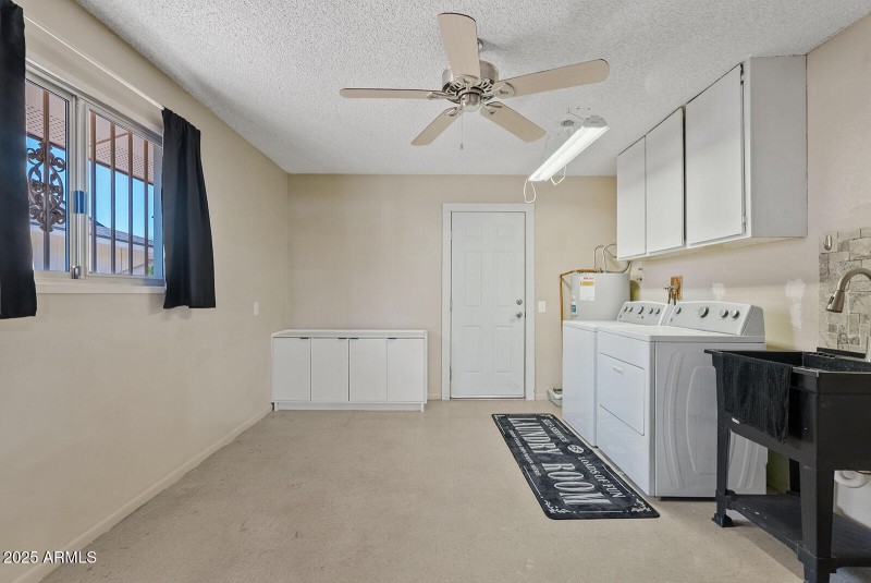 Garage - Laundry Area