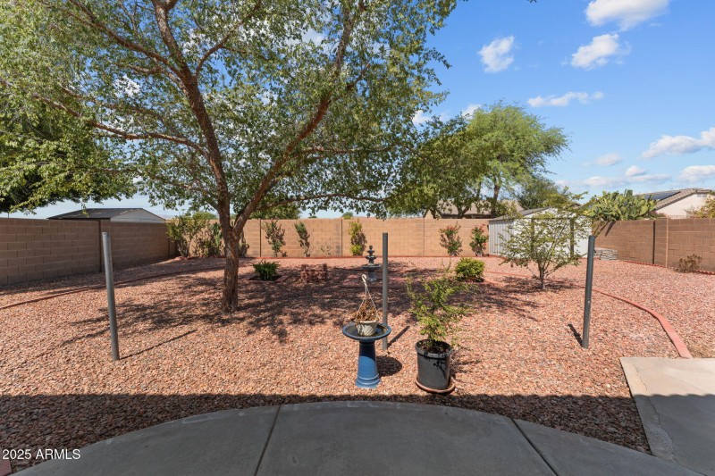view from patio