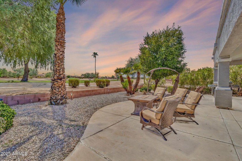 Extended Patio Seating